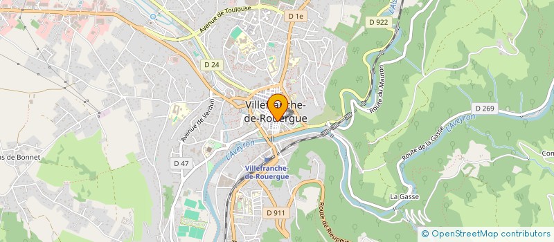 localisation de l'entreprise MADAME ANNE CHANTEPIE à VILLEFRANCHE-DE-ROUERGUE