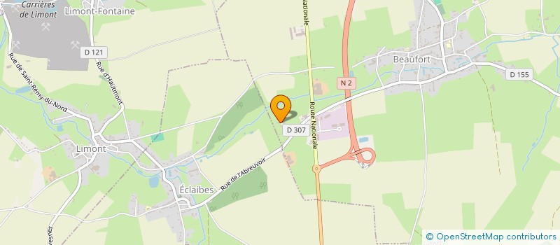 localisation de l'entreprise MADAME ANNE CHAPUT  BEAUFORT