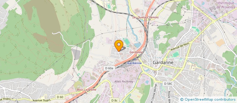 localisation de l'entreprise MADAME ANNE CHARBONNEL à GARDANNE