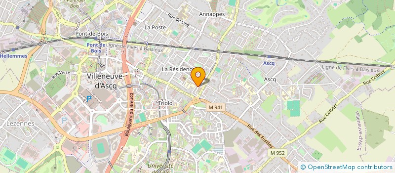 localisation de l'entreprise MADAME ANNE-CHARLOTTE BARRET  VILLENEUVE-D'ASCQ