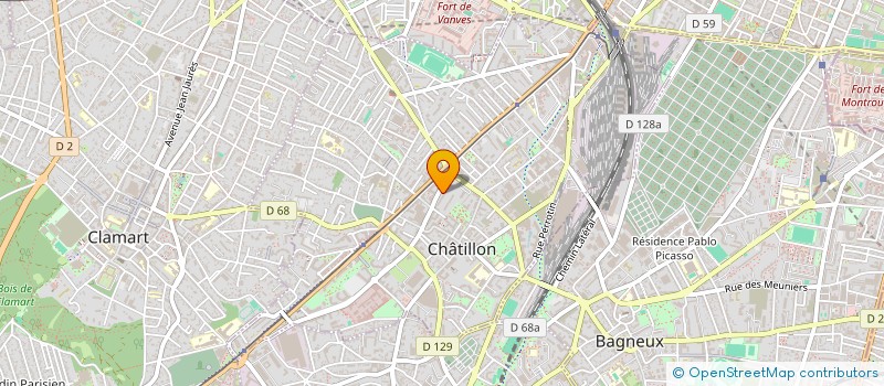 localisation de l'entreprise MADAME ANNE-CHARLOTTE BENASOULI  CHATILLON