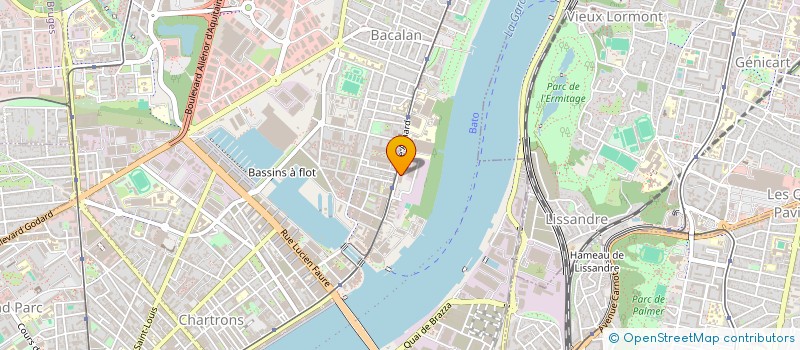 localisation de l'entreprise MADAME ANNE-CHARLOTTE BINET  BORDEAUX