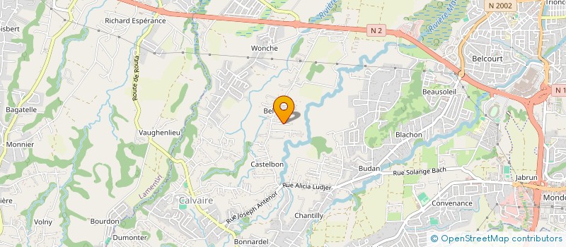 localisation de l'entreprise MADAME ANNE CHARLOTTE BIONDI  BAIE MAHAULT