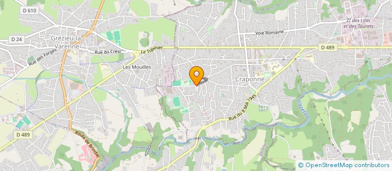 localisation de l'entreprise MADAME ANNE-CHARLOTTE BRACHET  CRAPONNE