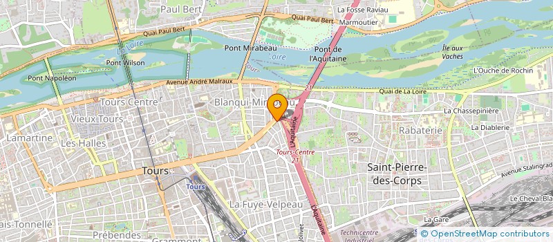 localisation de l'entreprise MADAME ANNE-CHARLOTTE BRILLAUD  TOURS