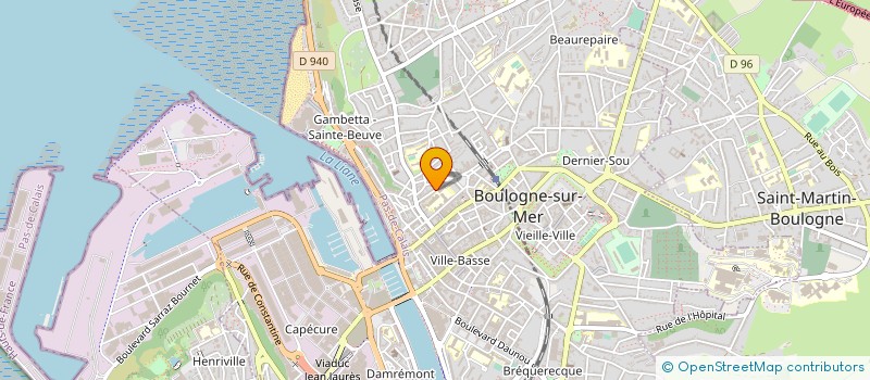 localisation de l'entreprise MADAME ANNE-CHARLOTTE COUPET  BOULOGNE-SUR-MER