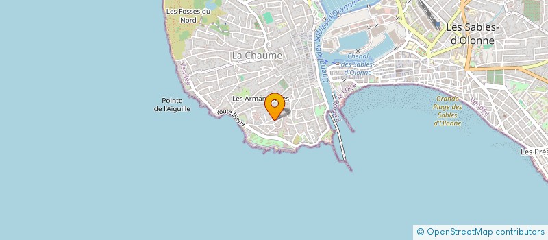 localisation de l'entreprise MADAME ANNE CHARLOTTE DE CLERCK à LES SABLES D'OLONNE