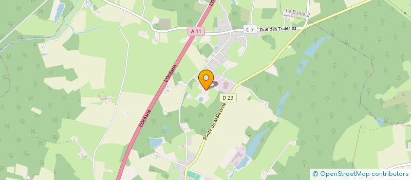 localisation de l'entreprise MADAME ANNE-CHARLOTTE DELAROCHE  LA CHAPELLE-D'ALIGNE