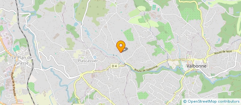 localisation de l'entreprise MADAME ANNE-CHARLOTTE DESCAMPS  CHATEAUNEUF-GRASSE