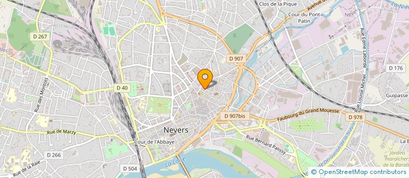 localisation de l'entreprise MADAME ANNE-CHARLOTTE FRADIN à NEVERS