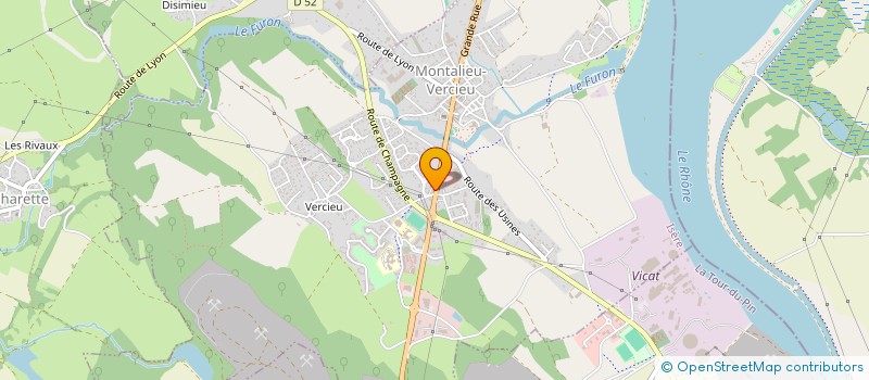 localisation de l'entreprise MADAME ANNE-CHARLOTTE GHISALBERTI  MONTALIEU-VERCIEU