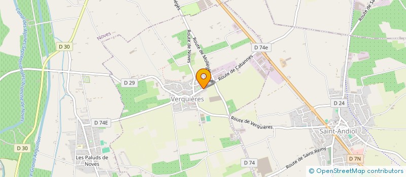 localisation de l'entreprise MADAME ANNE-CHARLOTTE GLEIZE  VERQUIERES