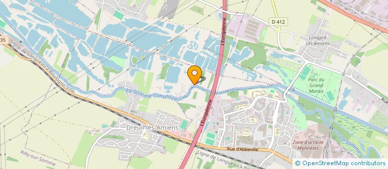 localisation de l'entreprise MADAME ANNE CHARLOTTE GUERLET  DREUIL-LES-AMIENS