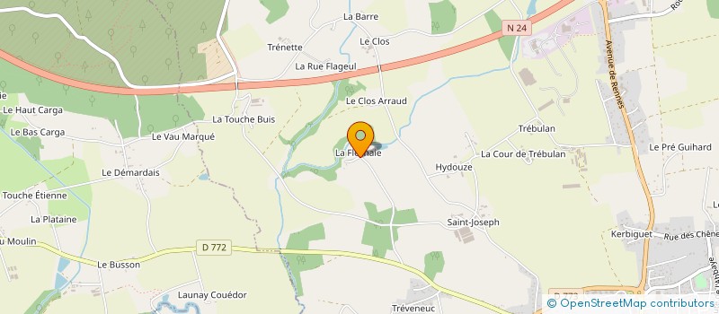 localisation de l'entreprise MADAME ANNE-CHARLOTTE HAENTJENS  GUER