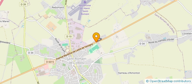 localisation de l'entreprise MADAME ANNE-CHARLOTTE LEFEVRE  SAINT-ROMAIN-DE-COLBOSC