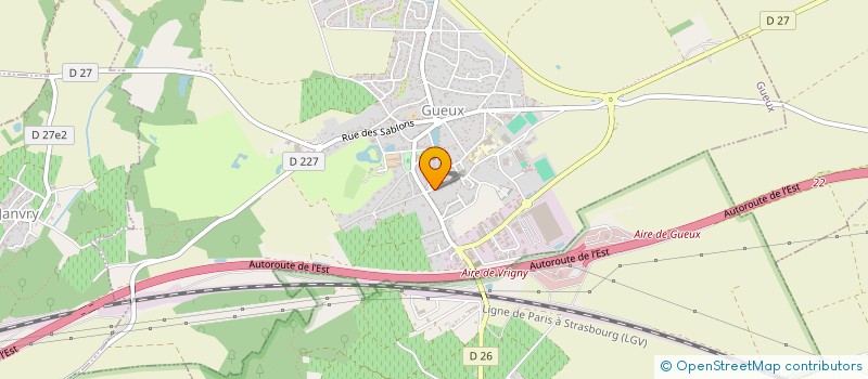 localisation de l'entreprise MADAME ANNE-CHARLOTTE LEQUEUX  GUEUX