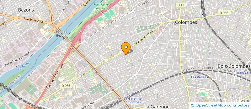 localisation de l'entreprise MADAME ANNE CHARLOTTE LESTIENNE à COLOMBES