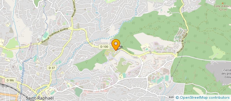 localisation de l'entreprise MADAME ANNE-CHARLOTTE MARTIN DE LA BASTIDE D'HUST à FREJUS