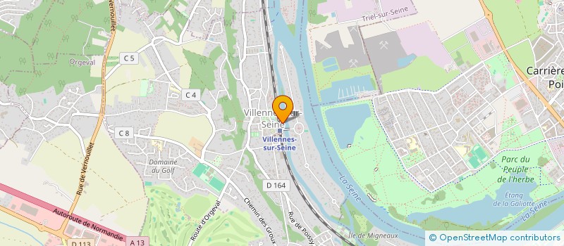 localisation de l'entreprise MADAME ANNE-CHARLOTTE MENIAUD  VILLENNES-SUR-SEINE