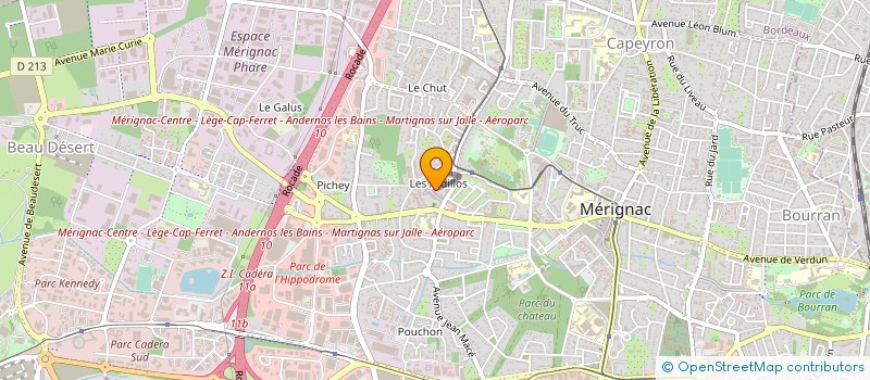 localisation de l'entreprise MADAME ANNE-CHARLOTTE MOLEZUN  MERIGNAC