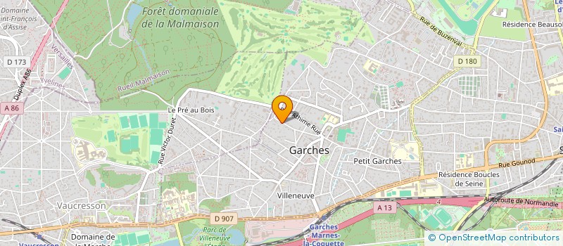 localisation de l'entreprise MADAME ANNE CHARLOTTE PEUCELLE à GARCHES