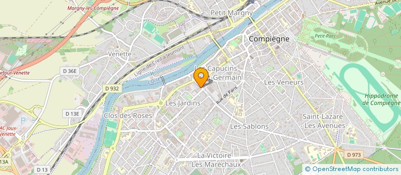 localisation de l'entreprise MADAME ANNE-CHARLOTTE RENARD  COMPIEGNE