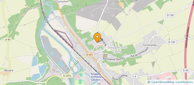 localisation de l'entreprise MADAME ANNE-CHARLOTTE ROUSSET  SOUPPES-SUR-LOING