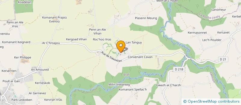 localisation de l'entreprise MADAME ANNE-CHARLOTTE TANGUY  PRAT