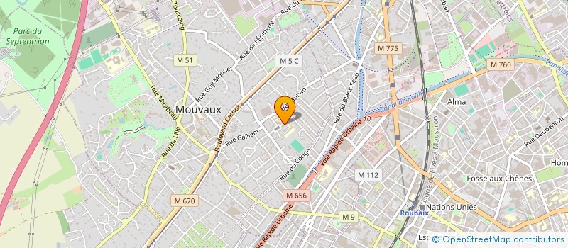 localisation de l'entreprise MADAME ANNE-CHARLOTTE TINCHON  MOUVAUX