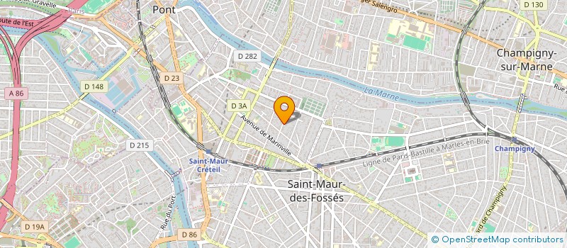 localisation de l'entreprise MADAME ANNE CHARRAVIN à SAINT-MAUR-DES-FOSSES