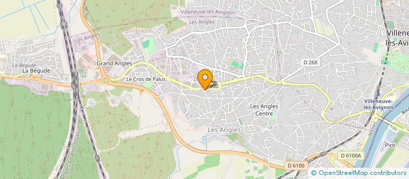 localisation de l'entreprise MADAME ANNE CHARRET  LES ANGLES