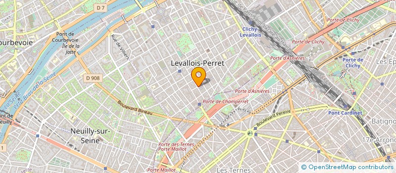 localisation de l'entreprise MADAME ANNE CHARUEL à LEVALLOIS PERRET