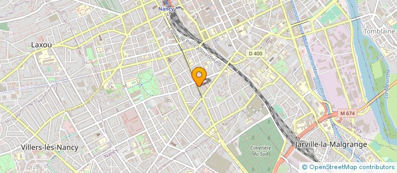 localisation de l'entreprise MADAME ANNE CHASSAING  NANCY