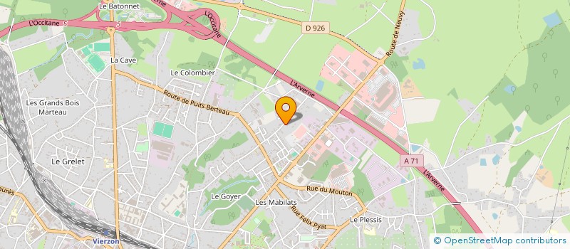 localisation de l'entreprise MADAME ANNE CHASSEPOT à VIERZON
