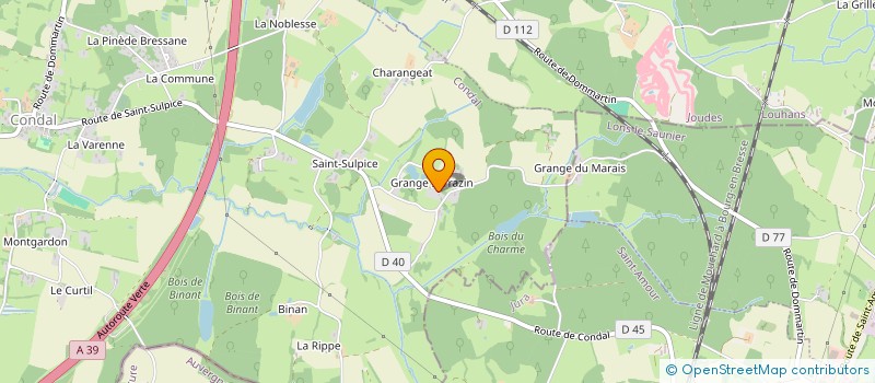 localisation de l'entreprise MADAME ANNE CHATEAU  CONDAL