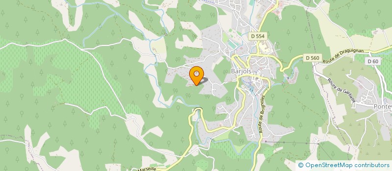 localisation de l'entreprise MADAME ANNE CHATEL à BARJOLS