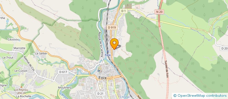localisation de l'entreprise MADAME ANNE CHATEL à FOIX