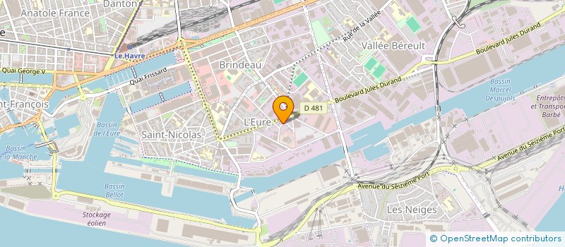 localisation de l'entreprise MADAME ANNE CHATIGNY  LE HAVRE