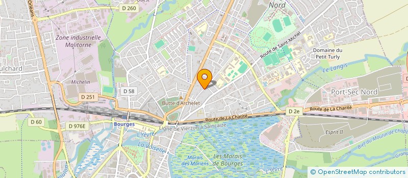 localisation de l'entreprise MADAME ANNE CHATON  BOURGES