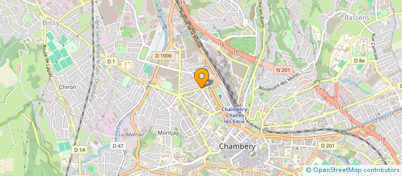 localisation de l'entreprise MADAME ANNE CHAUMONT à CHAMBERY
