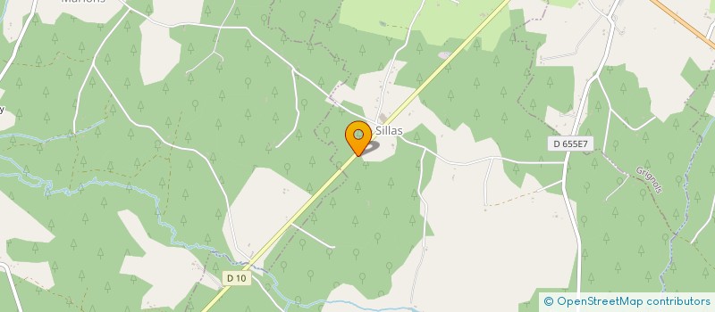 localisation de l'entreprise MADAME ANNE CHAUTARD  SILLAS