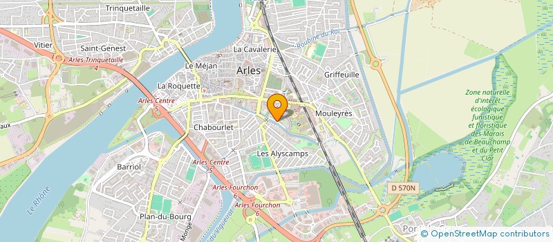 localisation de l'entreprise MADAME ANNE CHEMINEAU  ARLES