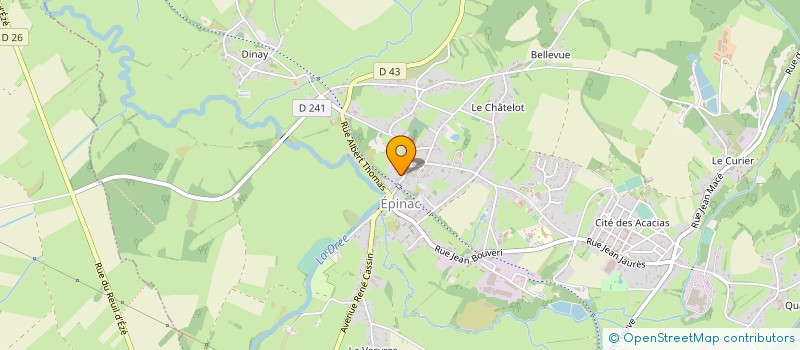 localisation de l'entreprise MADAME ANNE CHESNEAU à EPINAC