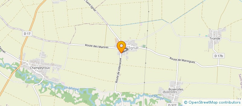 localisation de l'entreprise MADAME ANNE CHEVILLE  CEYSSAT