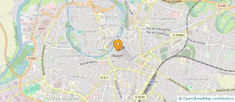 localisation de l'entreprise MADAME ANNE CHEVRIER à NIORT