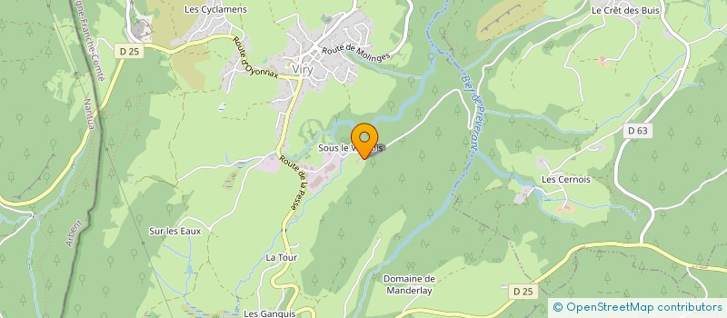 localisation de l'entreprise MADAME ANNE CHEVRIER à VIRY