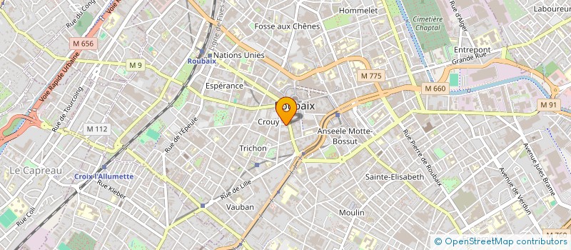 localisation de l'entreprise MADAME ANNE CHOISNET à ROUBAIX