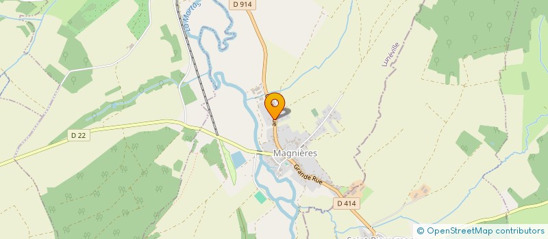 localisation de l'entreprise MADAME ANNE CHONE  MAGNIERES