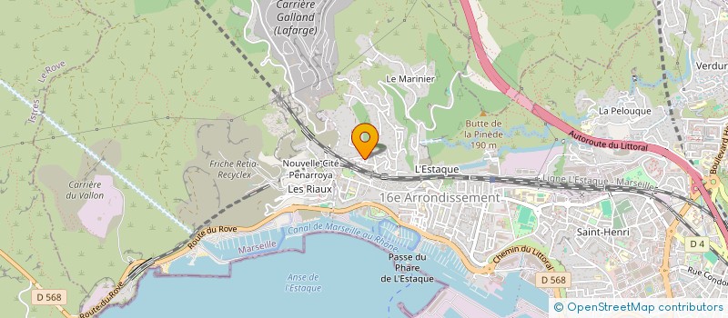 localisation de l'entreprise MADAME ANNE CHOVELON à MARSEILLE