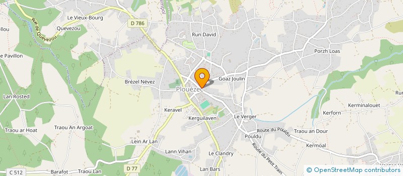 localisation de l'entreprise MADAME ANNE-CHRISTEL REYNS  PLOUEZEC